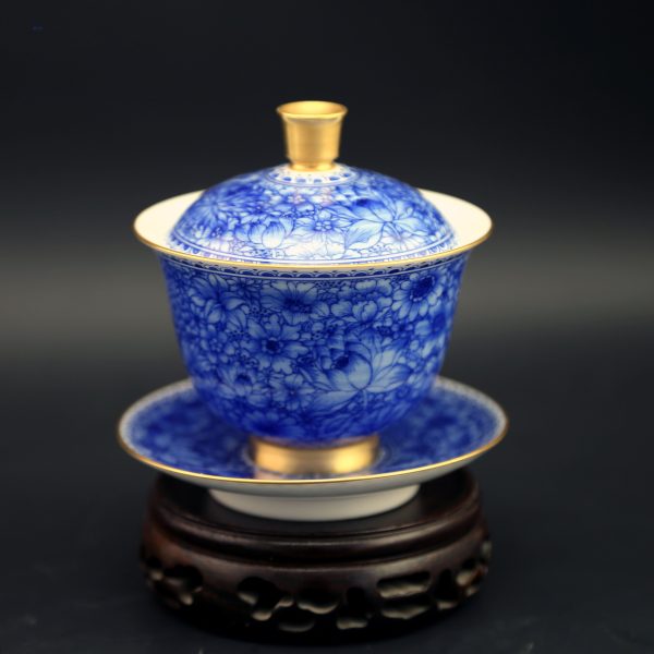 5cd29d6c6002a6554740184c98ca98230293df9cc79c08f71fa2d7479c78de28 Premium Hand-Painted Tea Ware • Exquisite Landscape Jump-Cut Cup • Tea Tasting Gongfu Tea Cup • Jingdezhen Hand-Painted Blue and White Porcelain