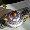 6192dd66e744410cc648c3c997d8856f3c6065c01f3e2e5459fe881086808180 Jingdezhen Exquisite Handmade Hand-Painted Enamel Ruyi Teapot • Pure Gold Detailing • Chinese Porcelain