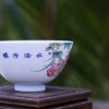 88ad2f53abaac2cde5867af5bcfa30658c6599dba8d949083991575a646c0c82 Exquisite Doucai Mandarin Duck & Hibiscus Tea Cup • Jingdezhen Blue and White Porcelain • Luxury Gongfu Tea Ware