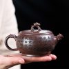 EWXZ001_2 Yixing Purple Clay Monkey Teapot