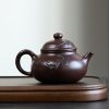 EWXZ004_2 Yixing Purple Clay Plum Blossom Teapot