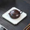 EWXZ005_4 Yixing Purple Clay Calligraphy Carving Teapot