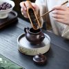 EWXZ010_5 Yixing Purple Clay Lotus Teapot