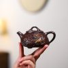 EWXZ014_3 Yixing Purple Clay Dragon Shipiao Teapot