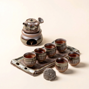 Gemini_Generated_Image_7es7vo7es7vo7es7 Coarse Pottery Chai Kiln Green Glaze Tea Set