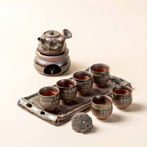 Gemini_Generated_Image_7es7vo7es7vo7es7 Coarse Pottery Chai Kiln Green Glaze Tea Set