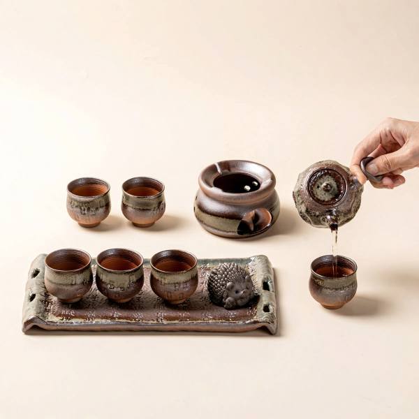 Gemini_Generated_Image_fmtkvofmtkvofmtk Coarse Pottery Chai Kiln Green Glaze Tea Set