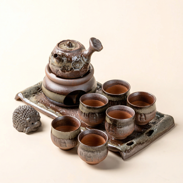 Gemini_Generated_Image_wnotljwnotljwnot Coarse Pottery Chai Kiln Green Glaze Tea Set