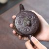 HGC0026_03 Yixing Purple Clay Kirin Hanwa Teapot