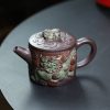 HGC0026_04 Yixing Purple Clay Kirin Hanwa Teapot