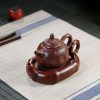 TTZZ021_3 Yixing Red Clay Double Teapot