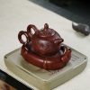 TTZZ021_4 Yixing Red Clay Double Teapot