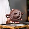 TTZZ033_4 Yixing Purple Clay Fu Dezhong Teapot